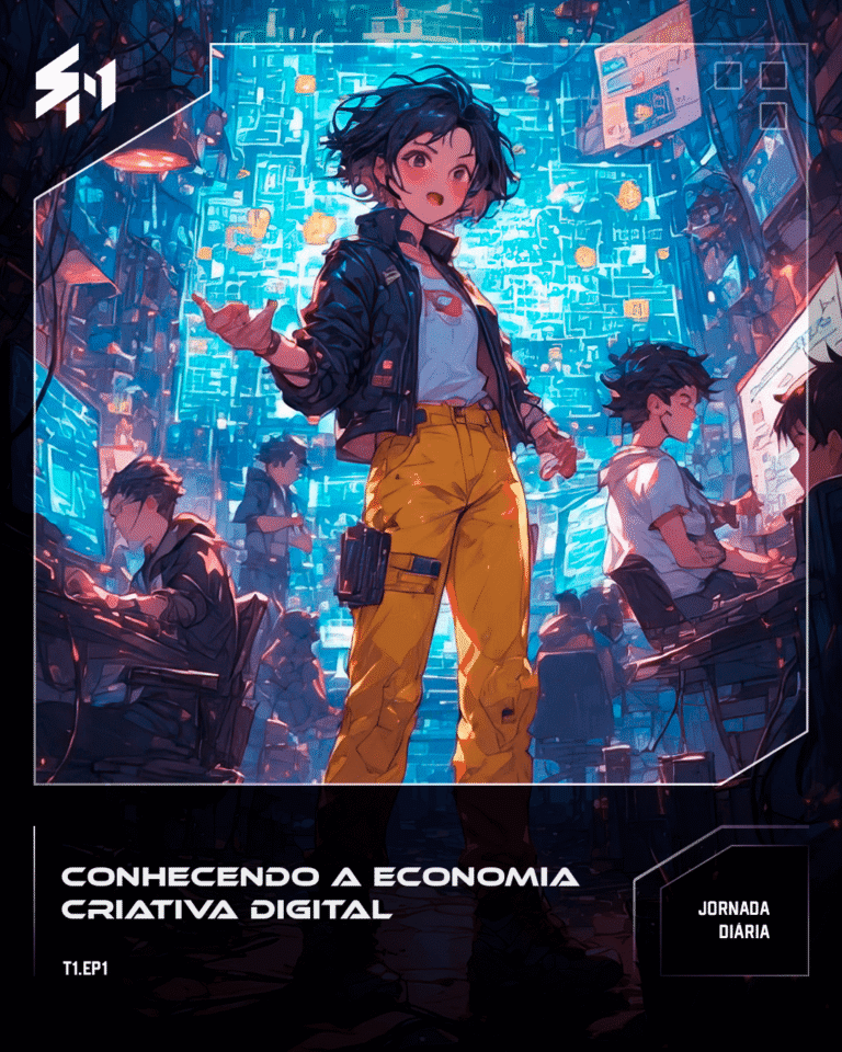 Creator developing games or a team collaborating